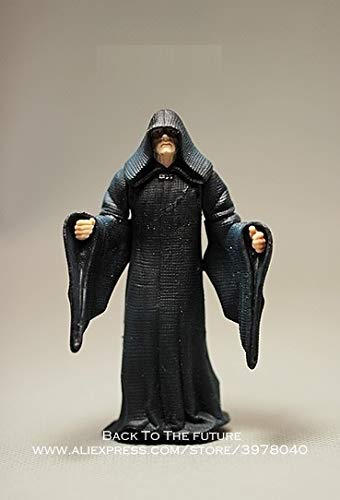 WMYATING Realista y Divertido Toy Figurs Disney Star Wars Sheev Palpatine El Rey 10 cm Figura de acción Postura Anime Decoración Colección Estatuilla Juguetes Modelo Niños (Color : Black)