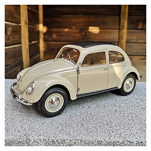 XMSM Diecast Modelo Coche 1:18 para Volkswagen para Beetle Alloy Off-Road Alloy Retro Car Modelo para El Modelo para Classic Car Collection Collection Regalo Coche Modelo fundición a presión