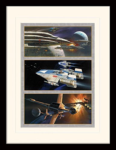 1art1 Star Wars - Rebel Assault Póster De Colección Enmarcado (40 x 30cm)