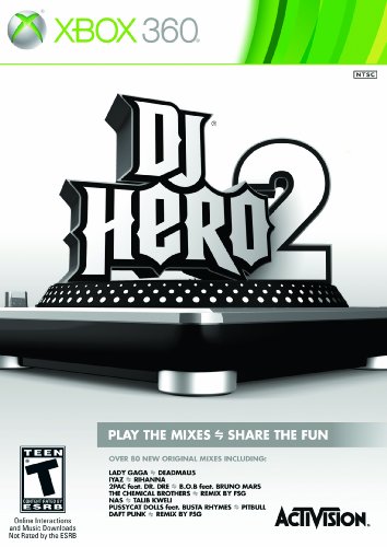 Activision DJ Hero 2, Xbox 360 - Juego (Xbox 360, Xbox 360, Música, T (Teen))