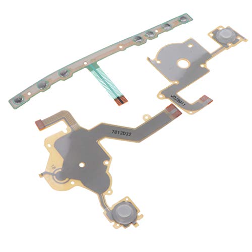 Almencla Set de L R Hombro Botón con Flex Cable Reparación de piezas para PSP 2000