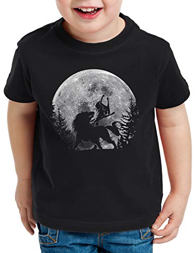 A.N.T. Lobo Link Midna Luna Camiseta para Niños T-Shirt Twilight Princess, Talla:104