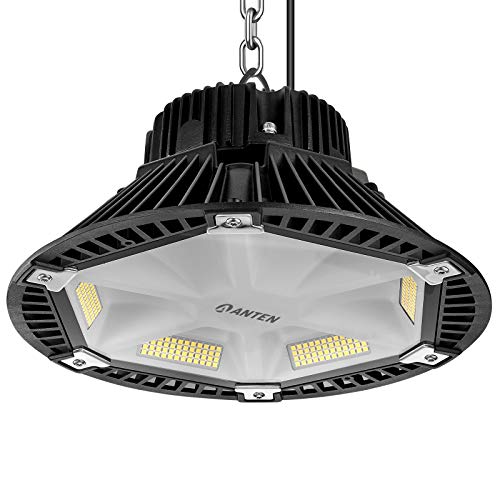 Anten Foco LED de 200W, 26000lm, 4000K, luz blanca neutra, iluminación LED de sala, IP65, resistente al agua, ángulo de haz de 120°, lámpara industrial para exterior/interior, estadio