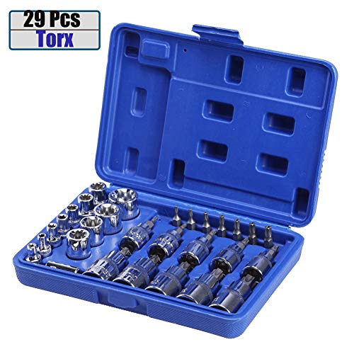 AnySell Classique Disney Pixar Cars Lot de Douilles étoiles Torx et Bit Male Femelle E & T Prises avec Embout Torx trop