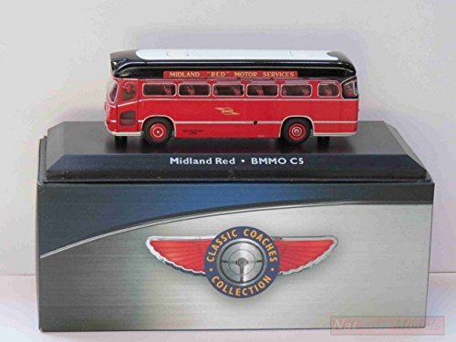 Atlas BMMO C5 Midland Red Classic Coaches Bus Collection 1:72 Model Die Cast Compatible con