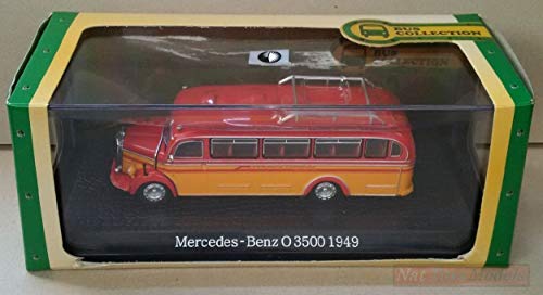 Atlas Mercedes Benz O 3500 1949 Classic Coaches Red Bus Collection 1:72 Die Cast Compatible con