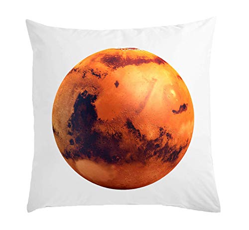 Atprints Mars Ice Cap Red Planet Explore Almohada Blanca 40x40cm