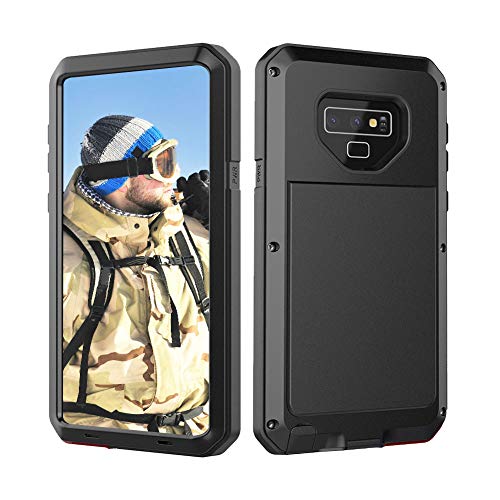 Beeasy Funda Samsung Galaxy Note 9,Antigolpes Rígida Robusta Antigravedad Carcasa Resistente al Impacto Militar Duradera Blindada Fuerte de Seguridad al Aire Libre Case Cover,Negro