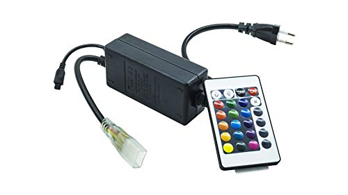 BES 21831 Fuente de alimentación Controlador 220 V con Mando a Distancia para Tira de LED RGB Exterior