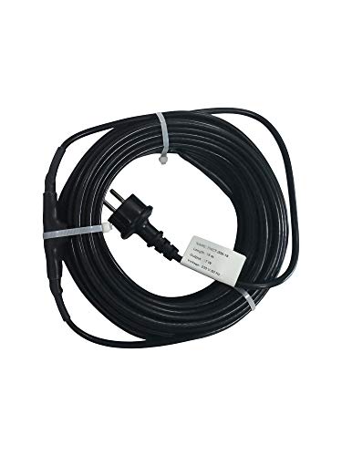 Cable calefactor para tuberías, protección contra heladas, agua y calefacción, diferentes longitudes, cable calefactor de 18 m (ID5518)