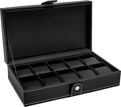 Caja para relojes La Royale Classico 10 BL, caja para 10 relojes