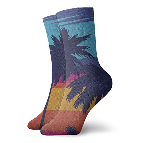 Calcetines deportivos unisex clásicos, 30 cm, regalo Pray More Worry Less corona floral cita versículo cristiano estilo fe