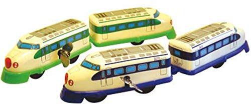 CAPRILO Juego Decorativo Infantil de Plástico Tren 2 VAGONES  Réplicas de Vehículos de Cuerda. Juegos de Colección. Regalos Originales para Navidad y Reyes. Decoración Clásica.