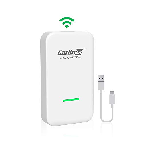 Carlinkit Activador inalámbrico CarPlay, para coches con cable de fábrica, compatible con Audi/Porsche/Volvo/Mercedes-Benz/Volkswagen/KIA/Hyundai, convierte CarPlay con cable a CarPlay inalámbrico.