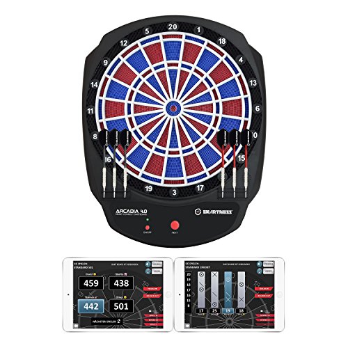 Carromco Smartness E-Dartboard Arcadia 4.0 Diana, Unisex Adulto, Multicolor, Talla única