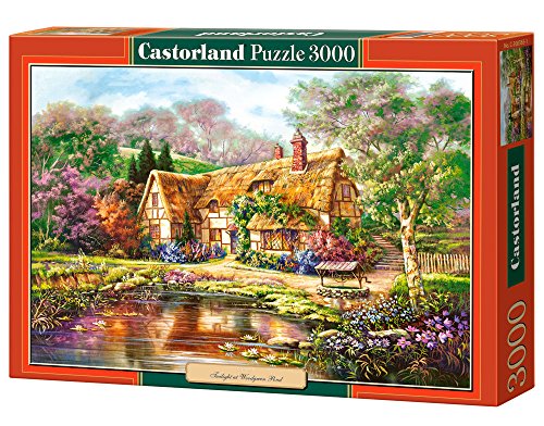 Castorland- Twilight at Woodgreen Pond Crepúsculo Puzle, Multicolor (C-300365-2)