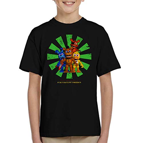 Cloud City 7 Five Nights At Freddys Retro Japanese Kid's T-Shirt