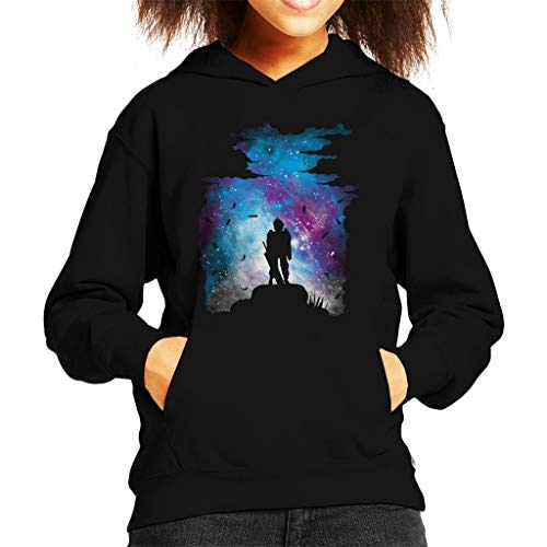 Cloud City 7 Honour Silhouette Kid's Hooded Sweatshirt