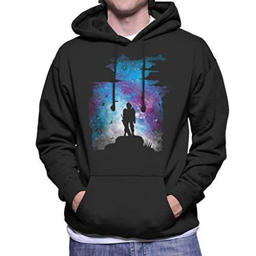 Cloud City 7 Honour Silhouette Men's Hooded Sweatshirt