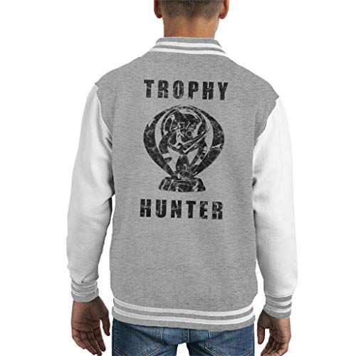 Cloud City 7 Trophy Hunter PS Platinum Black Text Kid's Varsity Jacket