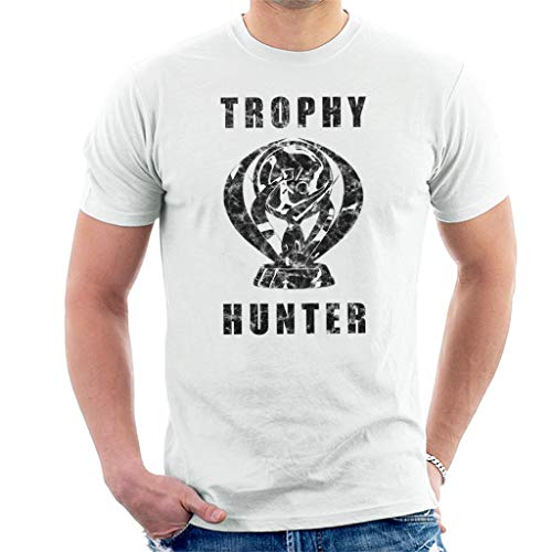 Cloud City 7 Trophy Hunter PS Platinum Black Text Men's T-Shirt