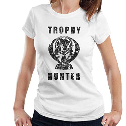 Cloud City 7 Trophy Hunter PS Platinum Black Text Women's T-Shirt