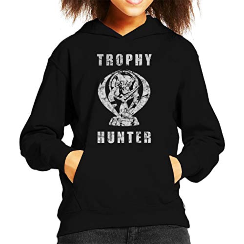 Cloud City 7 Trophy Hunter PS Platinum White Text Kid's Hooded Sweatshirt