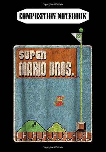 Composition Notebook: Nintendo Super Mario Bros Game Screen Shot Graphic, Journal 6 x 9, 100 Page Blank Lined Paperback Journal/Notebook