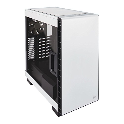 Corsair Carbide 400C - Caja de PC, Mid-Tower ATX, Ventana Lateral, Blanco