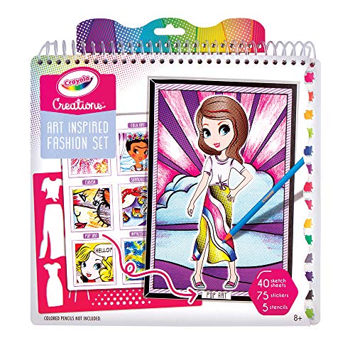 CRAYOLA- Album Arte Y Moda Creaciones, Multicolor (26200)