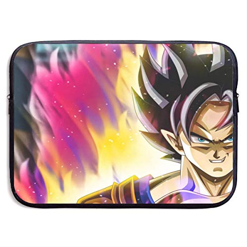 Cute Bi Funda para Computadora Portátil Bolsa de Transporte Suave a Prueba de Golpes Colorido Dragon Ball Funda de Tela Impermeable para Computadora Portátil para Tableta Portátil Tab 13 Pulgada