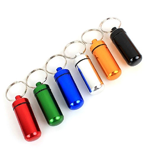 Demarkt Pastillero Portátil Llavero Key Buckle Llavero de Aleación Key Organizer Hombres y Mujeres Colgante de Regalo 1PCS