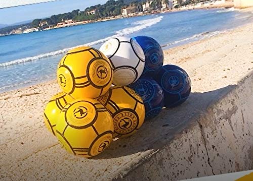DEPORTE DE BOLAS CON LOS PIES Kit de fútbol-petanca 9 mini balones de fútbol