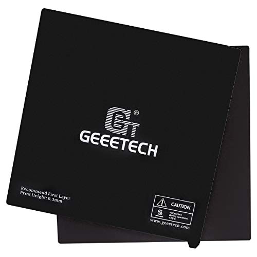 DERUC Geeetech Plataforma de Impresora 3D A10,Placa magnética flexible, 3M, adhesivo de doble cara, 235x235x 0,6mm