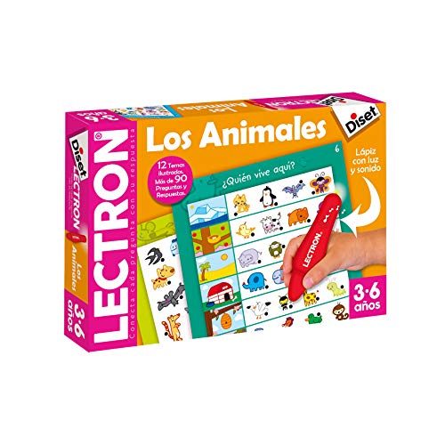 Diset 63883 - Lectron lápiz los animales - Juego educativo a partir de 3 años