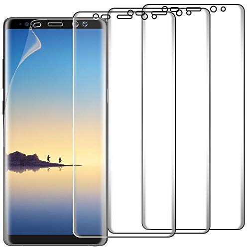 ebestStar - Protector de Pantalla Compatible con Samsung Note 8 Galaxy Lote de 3 películas 3D Pet Integral Flexibles, Sin-Burbujas [Aparato: 162.5 x 74.8 x 8.6mm, 6.3'']