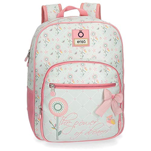 Enso Owls Mochila Adaptable a Carro Multicolor 28x38x12 cms PVC 12.77L