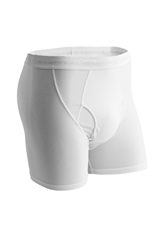 Exofficio A Give-N-Go® Calzoncillos Tipo bóxer para Hombre, Hombre, 1241-1123, Blanco, Small