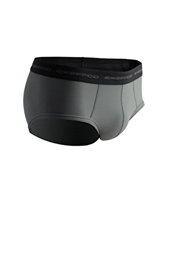 ExOfficio Men's Give-N-Go Flyless Brief, Charcoal, Medium