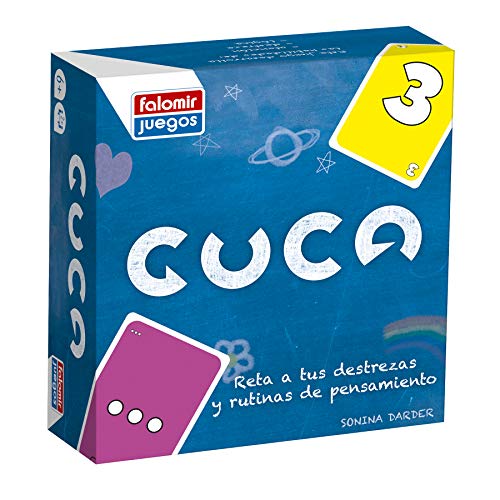 Falomir- Guca 3. Divertido Juego de Mesa para fomentar Las Habilidades matemáticas. Cartas. (30038)