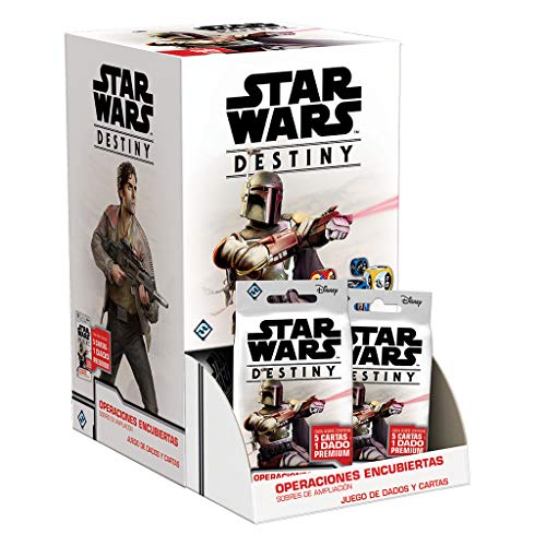 Fantasy Flight Games- Star Wars Destiny - Display 36 Unidades de: Operaciones encubiertas: Sobres de ampliación, Color (SWD19ESD)