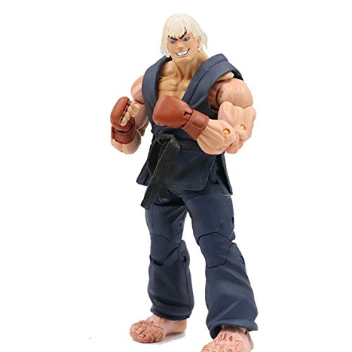 FENGZI Street Fighter Ken Masters Toys Vinilo PVC de la acción Figura