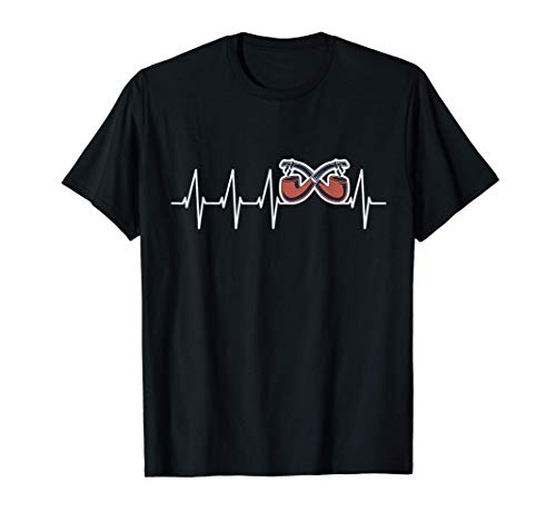 Fumador de pipa pipa de tabaco latido del corazón Camiseta