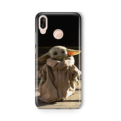 Funda Original y Oficial de Star Wars Baby Yoda para Huawei P20 Lite, Carcasa de plástico de Silicona TPU, Protege contra Golpes y arañazos