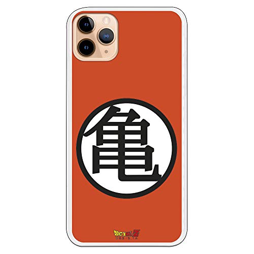 Funda para iPhone 11 Pro MAX Oficial de Dragon Ball Kame Símbolo para Proteger tu móvil. Carcasa para Apple de Silicona Flexible con Licencia Oficial de Dragon Ball.