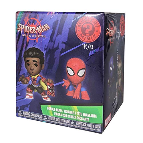 Funko – Mystery Mini Blind Box Color Marvel: Spiderman Animated Color PDQ (CDU 12), multicolor, 34757  , color/modelo surtido