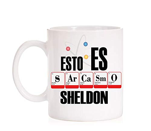 FUNNY CUP Taza Divertida. Esto es Sarcasmo Sheldon (Sarcasmo)