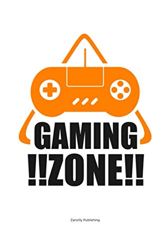 Gaming Zone: Fun gift for the gaming fan in your life. Measuring 6 x 9 inches, packed with 120 blank sketch pages with plenty of space to write and doodle gaming tips and memories