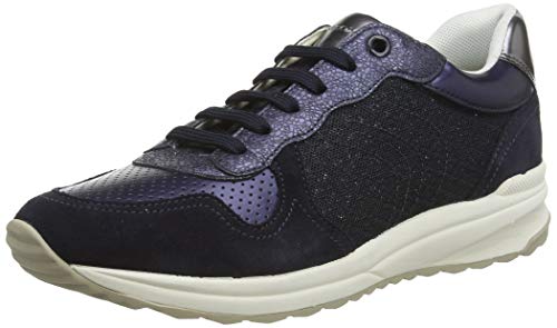 Geox D AIRELL A, Zapatillas Mujer, Azul (Navy C4002), 41 EU