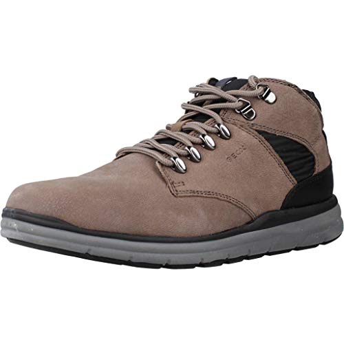 Geox U HALLSON A, Botas Chukka Hombre, Gris (Stone C9007), 41 EU